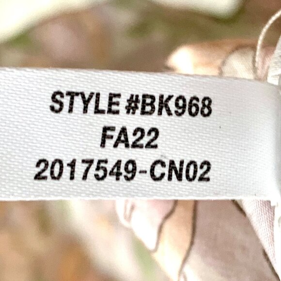 J. Crew Floral 3/4 Sleeve Mini Dress Smocked-waist Liberty® Butterfield Poppy - Picture 13 of 13